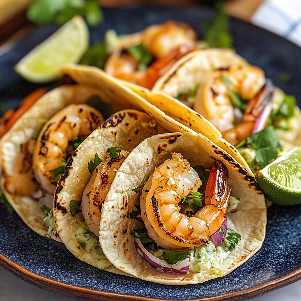 Cilantro Lime Shrimp Tacos