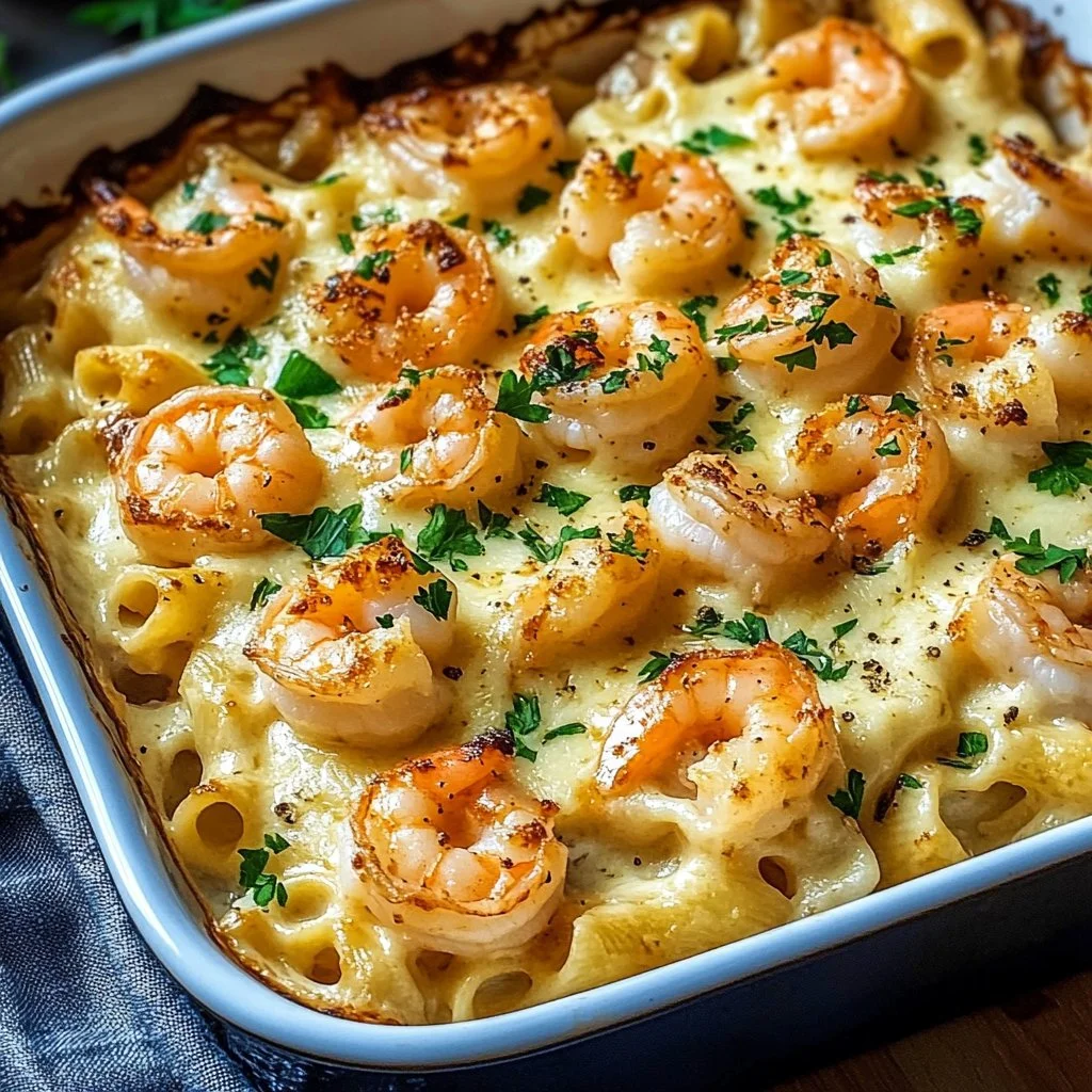 Creamy Shrimp Scampi Pasta Bake 1 Creamy Shrimp Scampi Pasta Bake