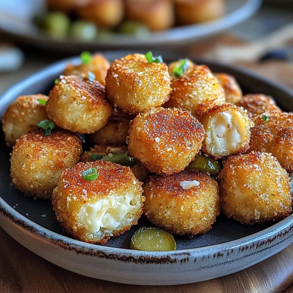 Crispy Pickle Cheese Bites 1 Crispy Pickle Cheese Bites
