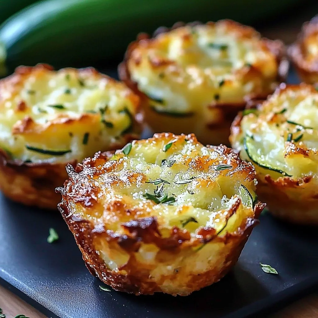 Crispy Zucchini Potato Muffins 1 Crispy Parmesan Zucchini Potato Muffins