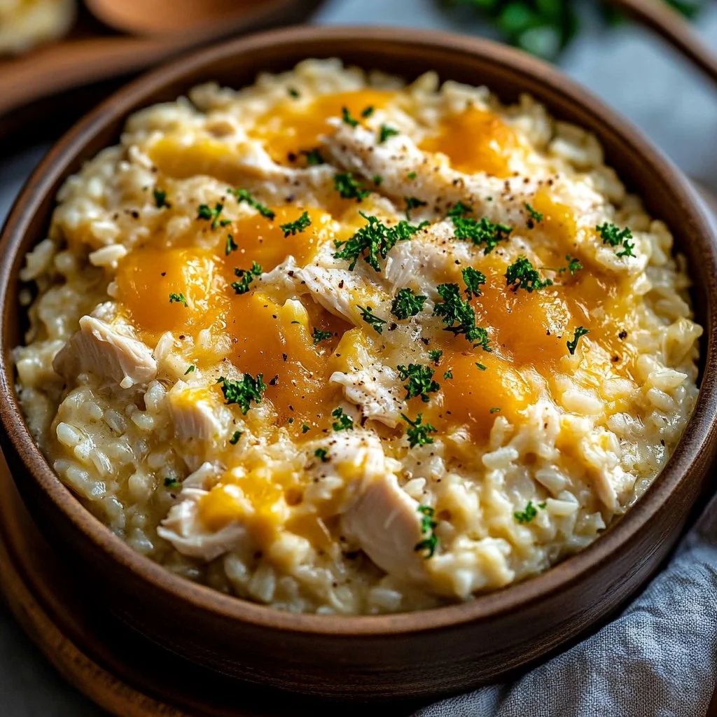 Crockpot Chicken and Rice Casserole 1 Family Crockpot Chicken and Rice Casserole