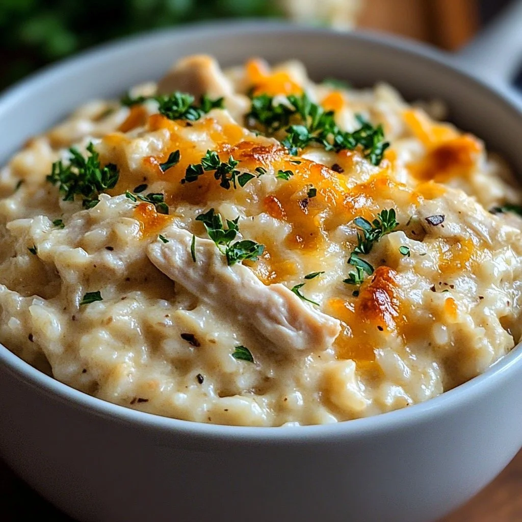Crockpot Chicken and Rice Casserole
