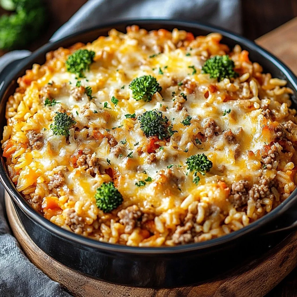 Ground Turkey Rice Casserole