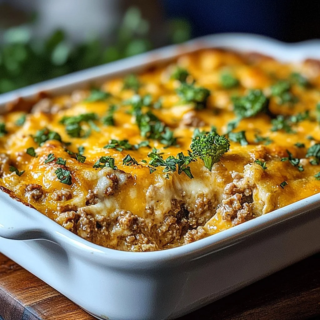 High Protein Ground Turkey Casserole