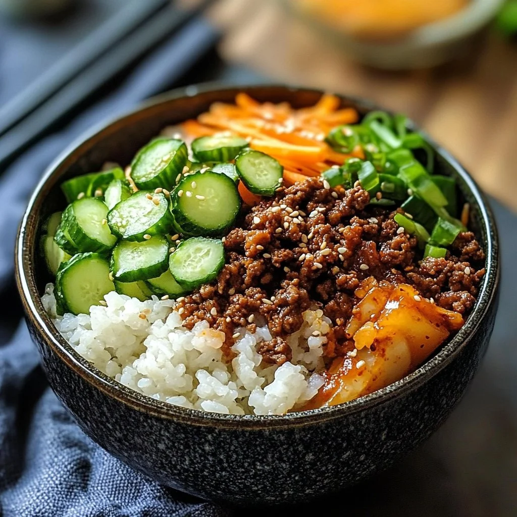 Korean Ground Beef Bowl