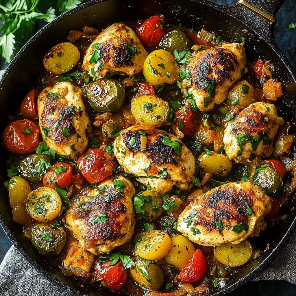 Mediterranean Chicken Skillet