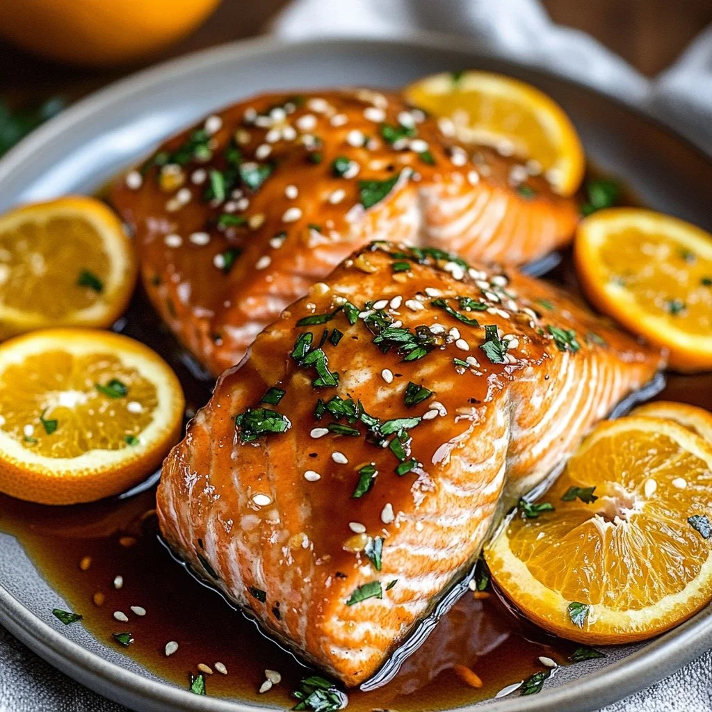 Orange Glazed Salmon