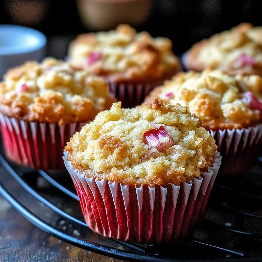 Best Ever Rhubarb Muffins