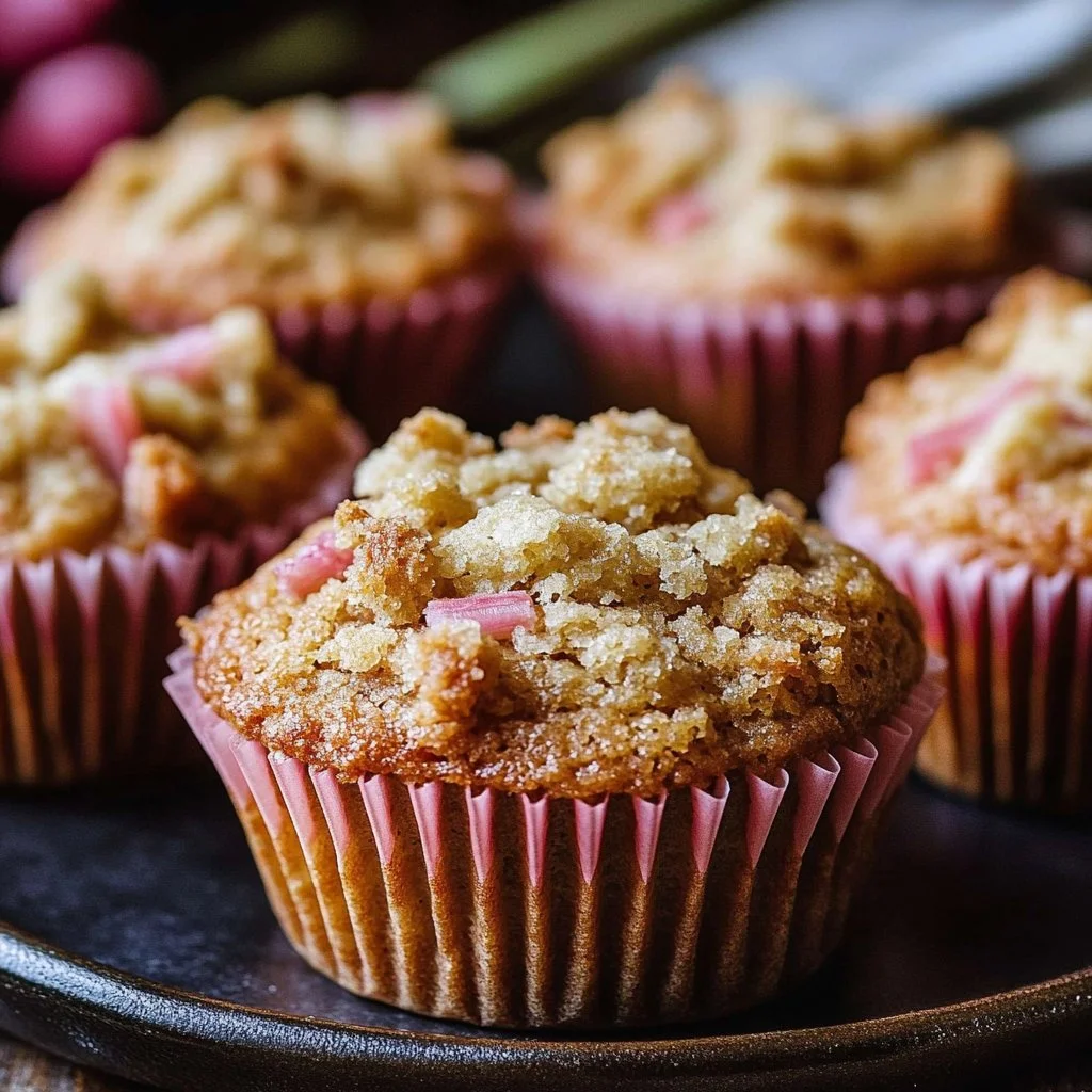 Rhubarb Muffins