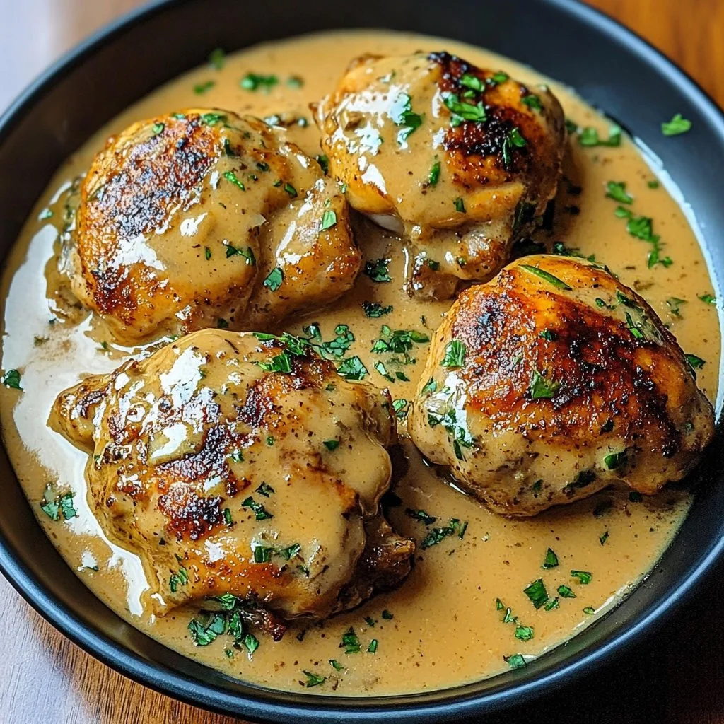 Smothered Chicken Thighs 1 Smothered Chicken Thighs