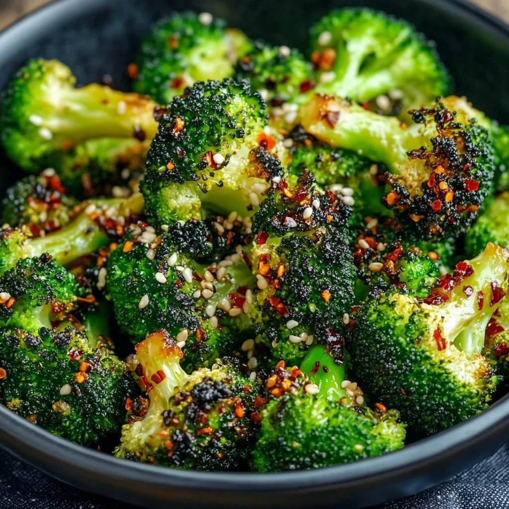 Sweet Chili Roasted Broccoli