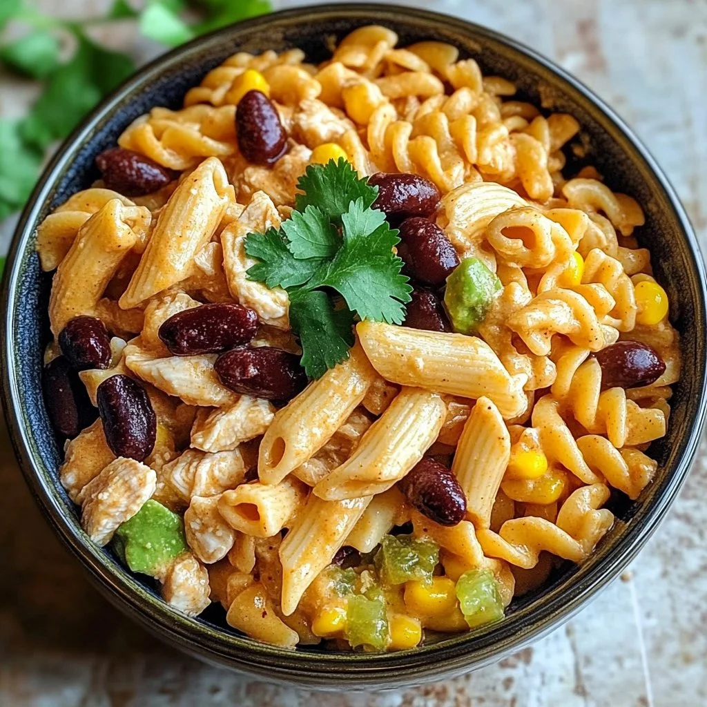 Zesty Chicken Enchilada Pasta Salad 1 Zesty Chicken Enchilada Pasta Salad